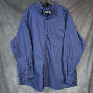 Classic Navy Button-Down Shirt for Men